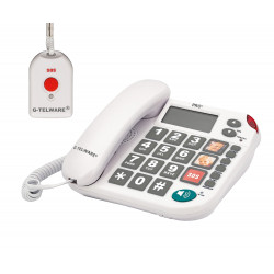 PRO+(G-TELWARE®)(wereldprimeur) Stilte SOS-technologie senior telefoon Noodoproep 2025s/ SOSParam.einstellb.
