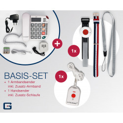 PRO+(G-TELWARE®)(Weltneuheit) Silence SOS Technik Seniorentelefon Notruf 2025er/ SOSParam.einstellb.