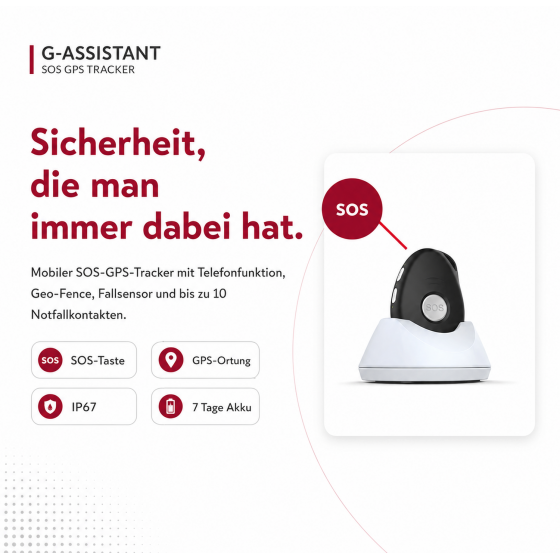 SOS-Tracker-Senioren-Kinder-GPS Ortungssystem