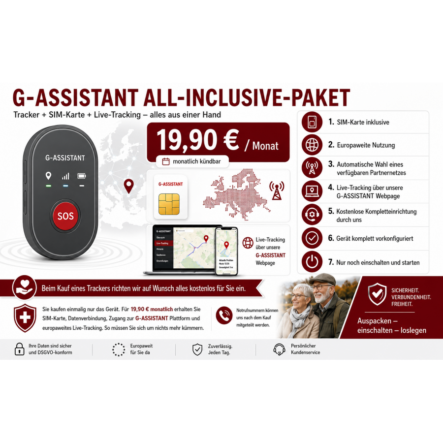 G-ASSISTANT All-Inclusive-Paket – einschalten und direkt loslegen