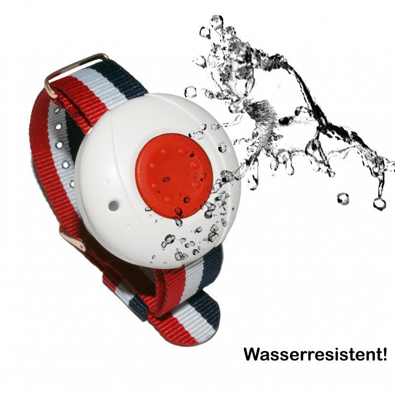 TRASMETTITORE DA BRACCIALE per telefoni fissi senior con SOS