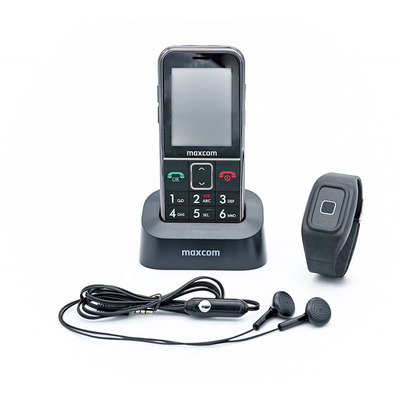 SENIORENHANDY GPS (Firmware 2021!)Notrufarmband Powered by G-TELWARE® Handy,  mit FUNKARMBAND, DEUTSCHES MENÜ