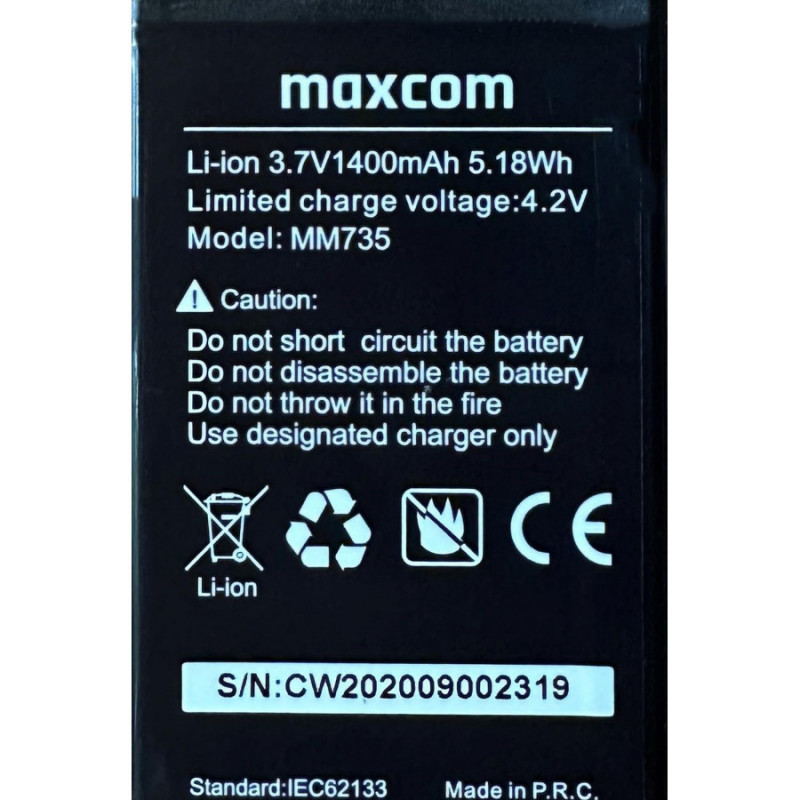 Oplaadbare batterij voor de OneTouch SOS mobiele telefoon GPS-locatie op afstand met SOS ARMBAND!