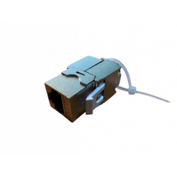 G-TELWARE Keystone module CAT6a Jack adapter afgeschermd zonder gereedschap snap-in montage CAT.6a 500Mhz 10GBit/s Ethernet inst