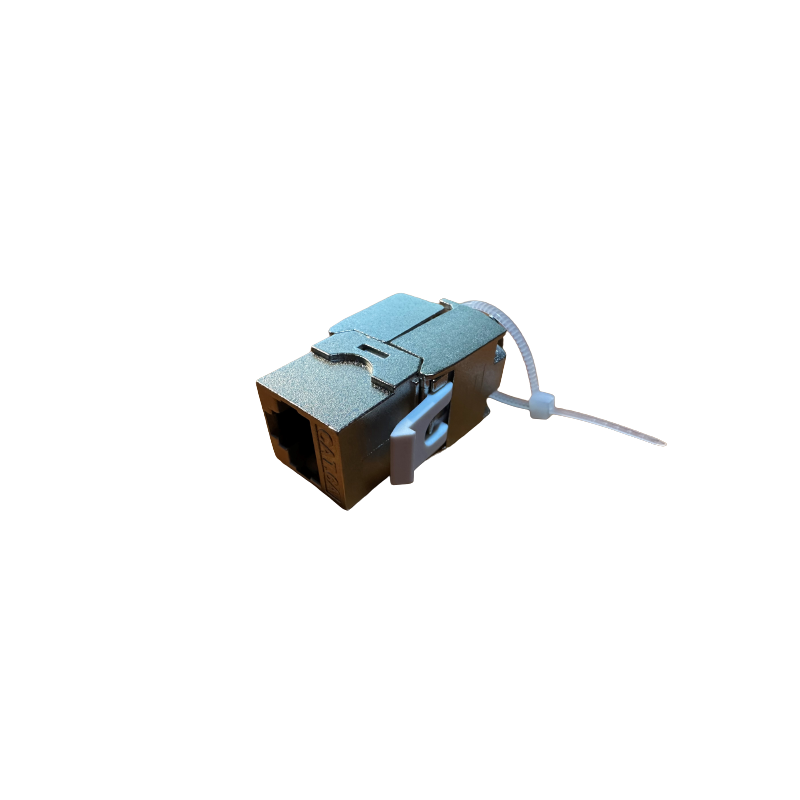G-TELWARE Keystone module CAT6a Jack adapter afgeschermd zonder gereedschap snap-in montage CAT.6a 500Mhz 10GBit/s Ethernet inst